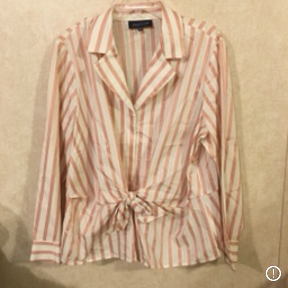 Pink and White Button Down